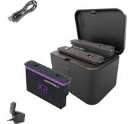 Battery Charger Set for Insta360 X5, for Insta 360 X5 Battery, 2850mAh, Can Charge 2 Batteries at The Same Time (1*Charger+1*Battery)