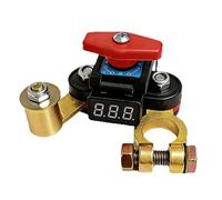 Battery Cut Off Switch Button | 12 V/24 V Heavy-Duty Battery Isolator Power Shut Off Device, Manual Disconnect Switch For Vehicle Electrical Circuits, Negative Terminal Use On Truck, RV, Marine &