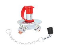 Battery Disconnect Switch 38mm | 200A Kill Isolator for DC 12-24V Systems | Stops Battery Drain on Vehicles/Boats/RVs | ABS & Brass,