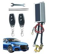 Battery Disconnect Switch - Aluminum Alloy 9.8x4cm Smart Waterproof Remote Control Cut Off Device | Sedan SUV RV ATV Van Boat Marine Road Trip Travel Vehicle Safety System