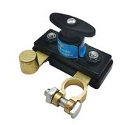 Battery Disconnect Switch - Pure Copper Terminal Cut Off | Heavy Duty Truck & Car Negative Pole Isolator | 4.09x1.46 Inch Compact Rotary Knob With Small Main Switch
