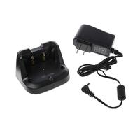 Battery Fast Rapid Dock Charger for YAESU Walkie Talkie FT-70D FT-70DR FT-70DS Two Way Radio Fast Charging Base US/EU Black