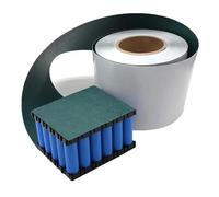 Battery Insulation Gasket Barley Paper - 1M For 18650 Packs Cyan 0.5mm Thick Adhesive Back 25-500mm Width(Width 120mm)