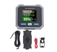 Battery Monitor 10 100V with Shunt 400A Capacity Percentage Time Power Voltmeter Display for RV Motorcycle