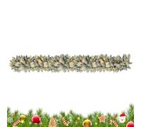 Battery Operated Realistic with String Lights | 200cm Christmas Garland