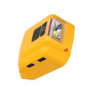 Battery Power Inverter, Power Source Adapter, Battery Converter Generator, 4,13 x 3,15 x 2,76 pulgadas DC Outlets y 2 puertos USB, ideal para camiones y camiones, Reliable for Charging