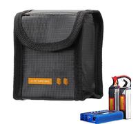 Battery Safe Bag | Lithium Cell Storage Box | Fireproof High Temperature Resistance Charging Safety Protection Cover | Pouch for Celll Empowering Space and Transport