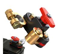 Battery Shut Off Control,12-24V Manual Copper Rotary Auto Parts,Battery Disconnect Control - For Boat Motorcycle Vehicle Trailer RV Yacht ATV Generator