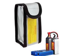 Battery Storage Bag Fireproof Battery Storage Guard Protector | Wear-Resistant Safety Boxes, Portable Organizer for Transportation and Charging