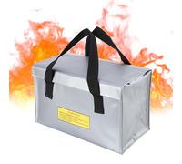 Battery Storage Bag Fireproof- Battery Storage Protector, Portable Organizer, Wear-Resistant Safety Boxes For Transportation and Charging, Fireproof Batterys Storages Case For Li-Ion Batteries