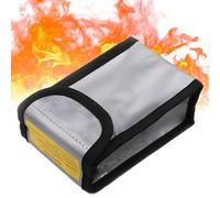 Battery Storage Bag Fireproof- Battery Storage Protector, Portable Organizer, Wear-Resistant Safety Boxes For Transportation and Charging, Fireproof Batterys Storages Case For Li-Ion Batteries