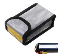 Battery Storage Case - Fireproof Battery Bag, Portable Wear-Resistant Batteries Storage Guard, Stable High Capacity Storages Ideal For Drone Car Home Travel And Family Safety