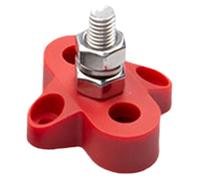 Battery Terminal Distribution Block - Heavy-duty Automotive Terminal Studs - M6/M8, 12-48V Power Distribution Screw Block, Battery Bus Bar For Car Boat