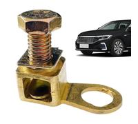 Battery Terminals - High Conductivity Copper Connector, Safe Portable Cable Ends, Heavy Duty Car Battery Terminals, Automotive Power Connection Kit, Terminal Clamps for Repair Maintenance