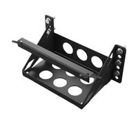 Battery Tray, Metal Universal Heavy Duty Rustproof Storage Mounting Box Holder Battery Base Plate Secure Fixing Tray for Car Marine RV Truck Vehicle System Installation for Adults Mechanics Families