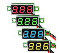 Battery Voltage Display, LED Digital Screen, 0.28 Zoll Readout, 7 Segment Tube Panel, Accurate Monitor for Automotive, RV, Electrical Systems, Industrial, Electronics Projects 7,8 x 5,51 x 1,18 in