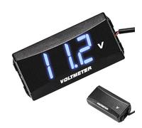 Battery Voltage Meter, Multipurpose 12V Car Battery Tester, Practical Digital Voltmeter Gauge for Motorcycles, Cars, Trucks, RV, Garage, Auto Repair