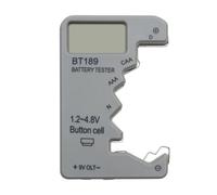 Battery Voltage Tester - High-Precision Battery Level Checker | Portable Analyzer, LED Display Monitor, Energy-Saving Design, Compact Meter Tool, Easy To Use For Printer, Home Devices, Hearing Aids, S