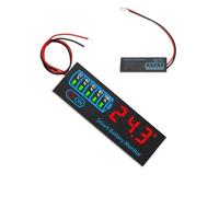batteryMonitor Voltmeter | ledDC7-40V Portable Digital Display - batteryMeter Gauge | Ndicator Reliably Detects Voltage Shifts To Promote A Safe And Stable Charging Process, Effectively Helping Op