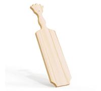 BATTIFE Paleta griega de 18 pulgadas, paleta de madera, pala de madera de pino macizo sin terminar para hermandad/fraternidad, paletas de fraternidad, manualidades, color natural