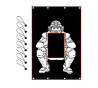 Batting Cage Backdrop - 122x183cm Heavy Duty Weather Resistant Oxford Cloth Baseball Pitching Training Backstop, Softball Hitting Net | Outdoor Backyard Court Field School Practice Training