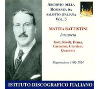 Battistini Mattia - Archives Of The Italian Chambe