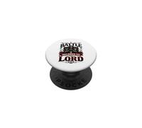 Battle Belongs To The Lord Christian Warrior Armor of God PopSockets PopGrip Adhesivo