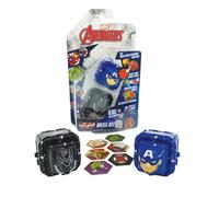 Battle Cubes BAV00000 Juego de 2 Unidades, diseño de Los Vengadores, Papel de Roca, Tijeras, Estilos variarán