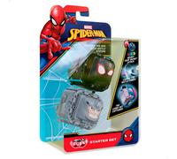 Battle cubes marvel spider-man set miles morales + rhino