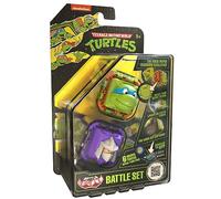 Battle Cubes Ninja Turtles Battle Cube - Leonardo Vs Shreder, Juego de 2 Piezas - Juego de Batalla