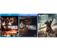 Battle for the Planet of the Apes / Rise of the Planet of the Apes / Dawn of the Planet of the Apes 3-Pack Blu-ray Collection (Planet of the Apes Triple Feature) [Spanish Artwork]