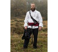 Battle-Merchant Camisa De Pirata Medieval Henry, Blanca