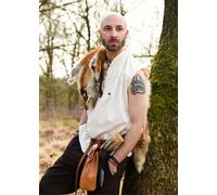 Battle-Merchant Camisa Medieval Konstantin, sin Mangas, Natural Edad Media