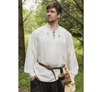 Battle-Merchant - Camisa Medieval para Hombre - Ideal para Larp Vikingo