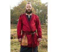 Battle-Merchant Capa Klappenrock Bjorn Wikinger Roja Para LARP