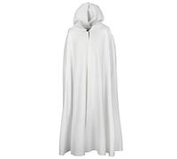 Battle-Merchant - Capa Medieval con Capucha/gugel - para Mujer y Hombre - Ideal para Larp, Estilos Vikingos o Disfraces - Natural