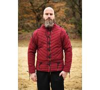 Battle-Merchant Chaleco De Combate Con Acolchado, Burdeos - Negro