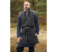 Battle-Merchant Chaleco Sin Mangas Con Detalles Hechos A Mano, Negro