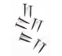 Battle-Merchant Clavos forjados | 3,5 cm de largo | Juego de 10 piezas | Clavos decorativos forjados de hierro clavos de hierro negro antiguo