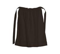 Battle-Merchant - Delantal medieval largo para mujer - Algodón - Para LARP vikingo - Talla única - Natural - Longitud 80 cm