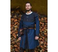 Battle-Merchant Edad Media Túnica Bent con Desprendible Mangas, Azul/Azul Oscuro