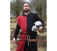 Battle-Merchant Edad Media Uniforme Eckhart, mi-Parti, Negro/Rojo