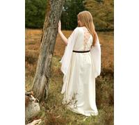 Battle-Merchant Edad Media Vestido Ingrid Con Cordón En Espalda, Natural