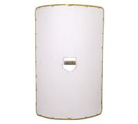 Battle-Merchant Escudo de legionario con revestimiento de lino, sin pintar - Cartel romano