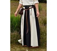 Battle-Merchant Falda Medieval Amplia, Negra/Natural, Wikinger