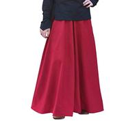 Battle-Merchant - Falda Medieval Ancha - Largo hasta el Suelo - Ropa de Estilo Vikingo para Larp - Algodón S-XXL