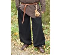 Battle-Merchant Pantalones Medievales Hermann, Negros