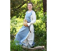 Battle-Merchant sin Mangas Ropa de Abrigo Jarle , Tirantes, Gris Azulado/Natural