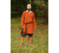 Battle-Merchant Túnica De Lana, Sarga De Diamante, Naranja-Rojo