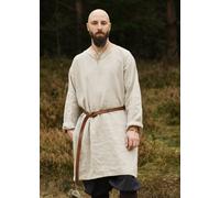 Battle-Merchant Túnica De Lino Medieval, Natural Medieval Vikingo LARP